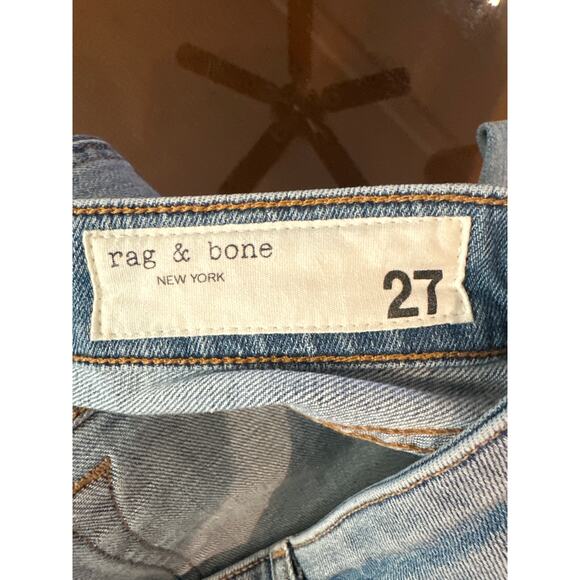 ⭐️ Women’s Rag & Bone Low Rise Ankle Slim Boyfriend Jeans. Size 27 - Picture 5 of 5